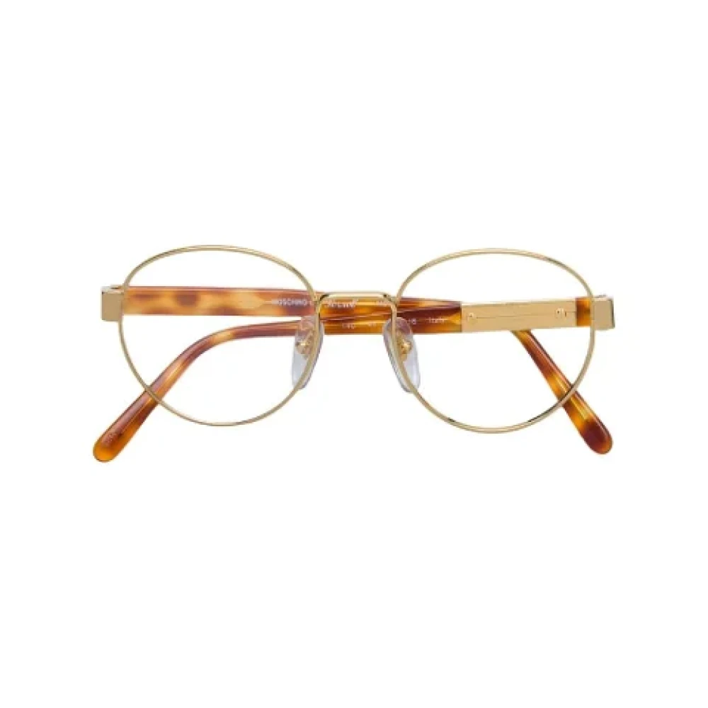 Moschino Pre-Owned Pre-owned Metal sunglasses Yellow Dames