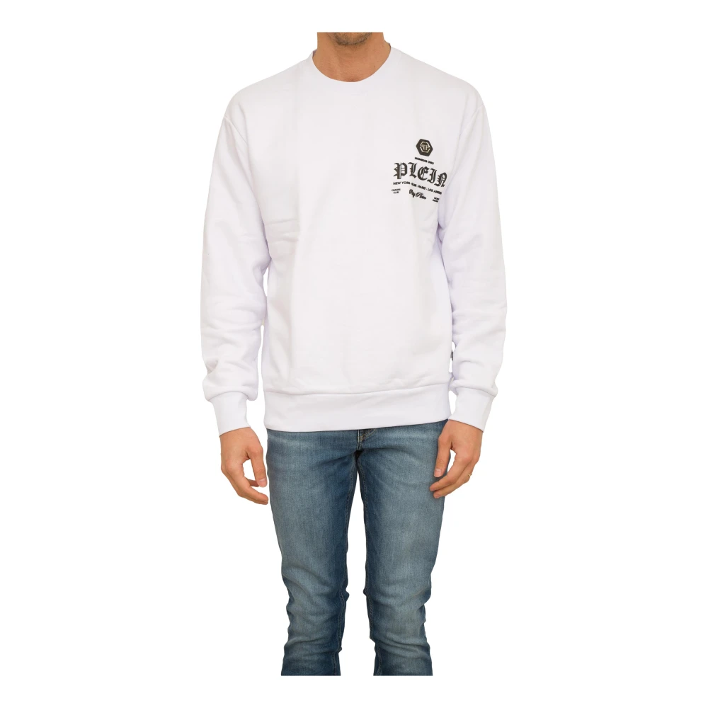 Philipp Plein Men's White Long Sleeve Sweatshirt - Sweatshirts - Xl - Sweatshirts & Hoodies