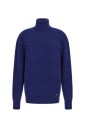 pull-a-col-roule-bleu-fonce-femme