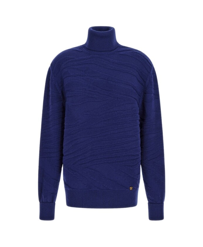 pull-a-col-roule-bleu-fonce-femme