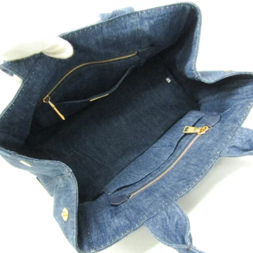 Prada Vintage Pre-owned Denim prada-bags Blue Dames