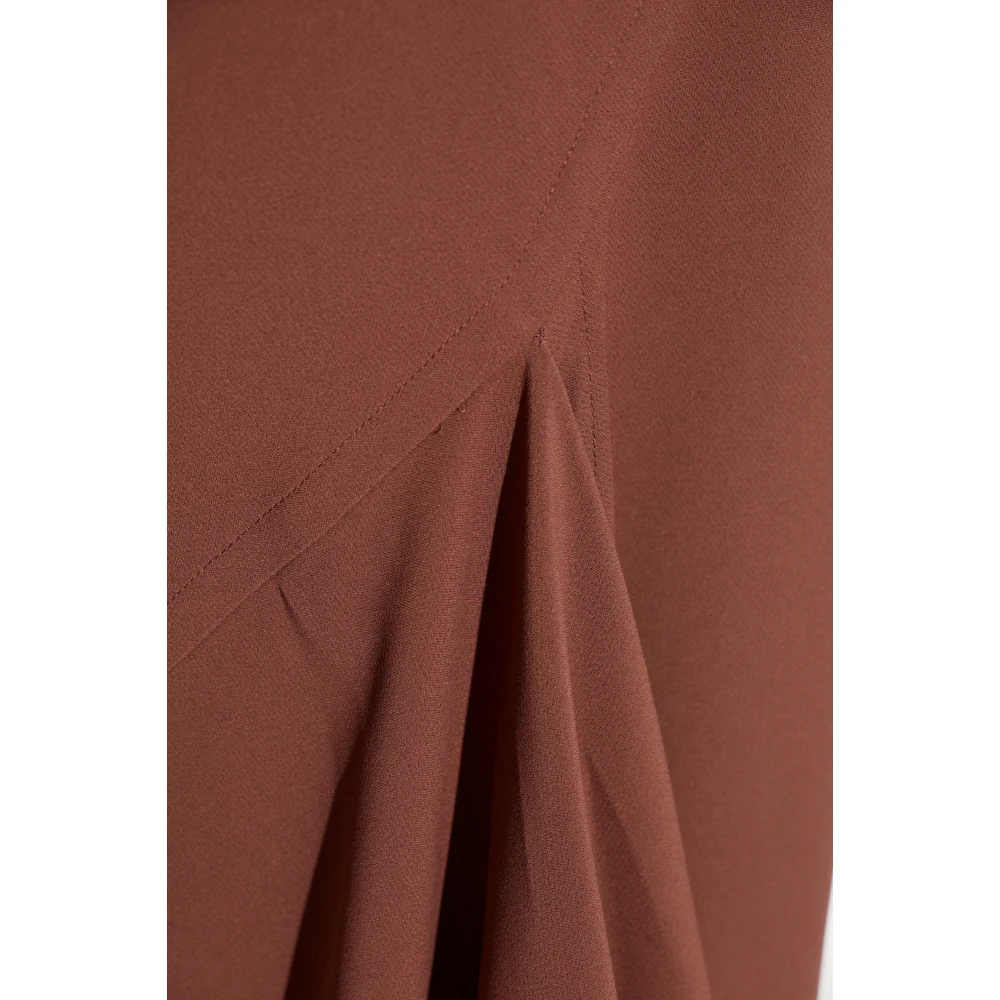 Rick Owens Rok Calf Bias Rok Brown Dames