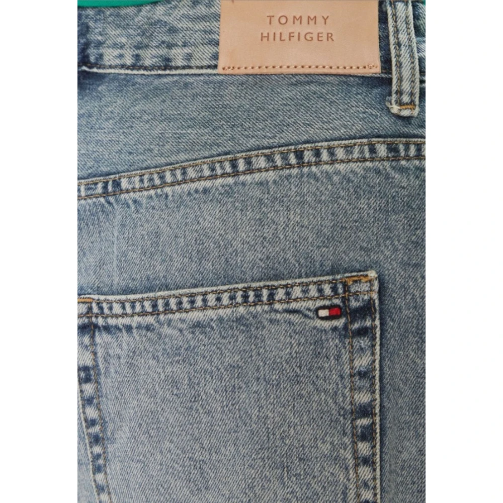 Tommy Hilfiger Relaxte Denim Rok Blue Dames