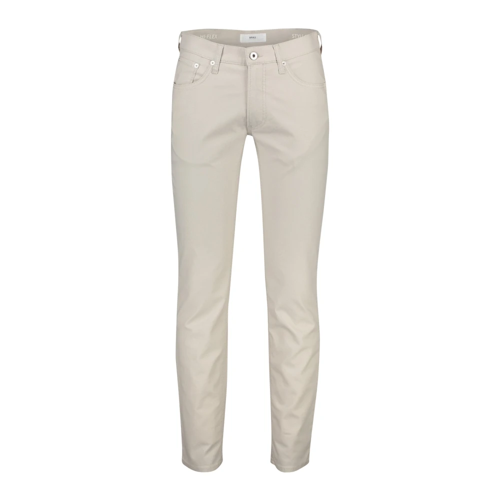 BRAX Beige 5-Pocket Denim Jeans Beige Heren