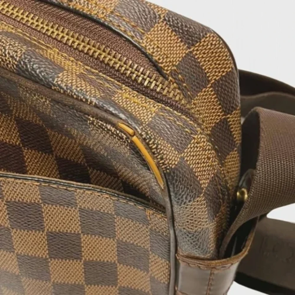 Louis Vuitton Vintage Pre-owned Fabric shoulder-bags Brown Dames