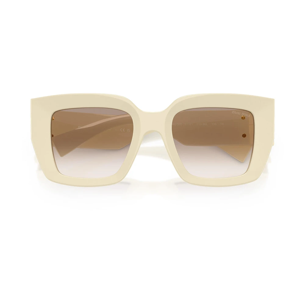 Miu Miu Women's White Mub05s Sunglasses - Sunglasses - 51 Mm - Accessories