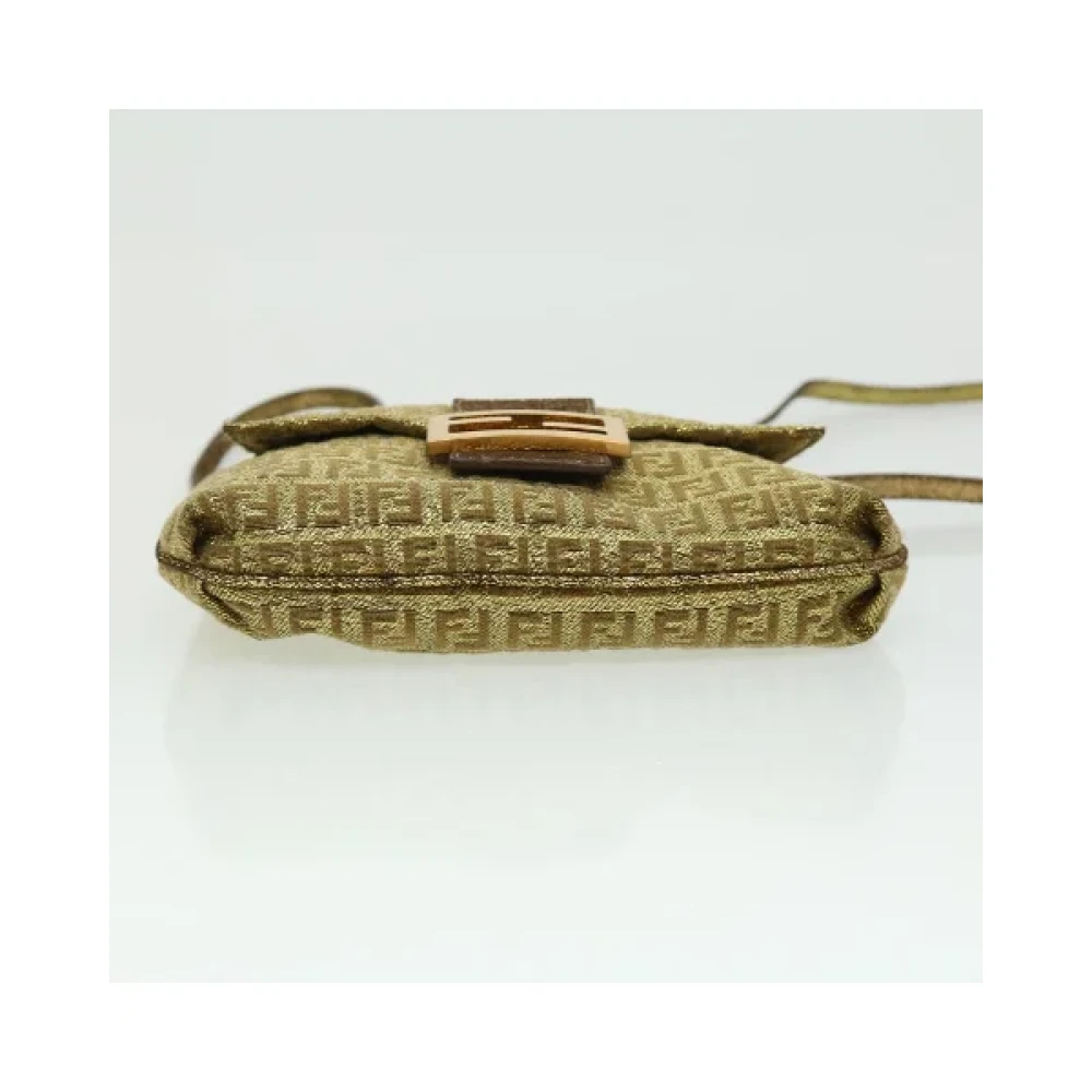 Fendi Vintage Pre-owned Canvas fendi-bags Yellow Dames