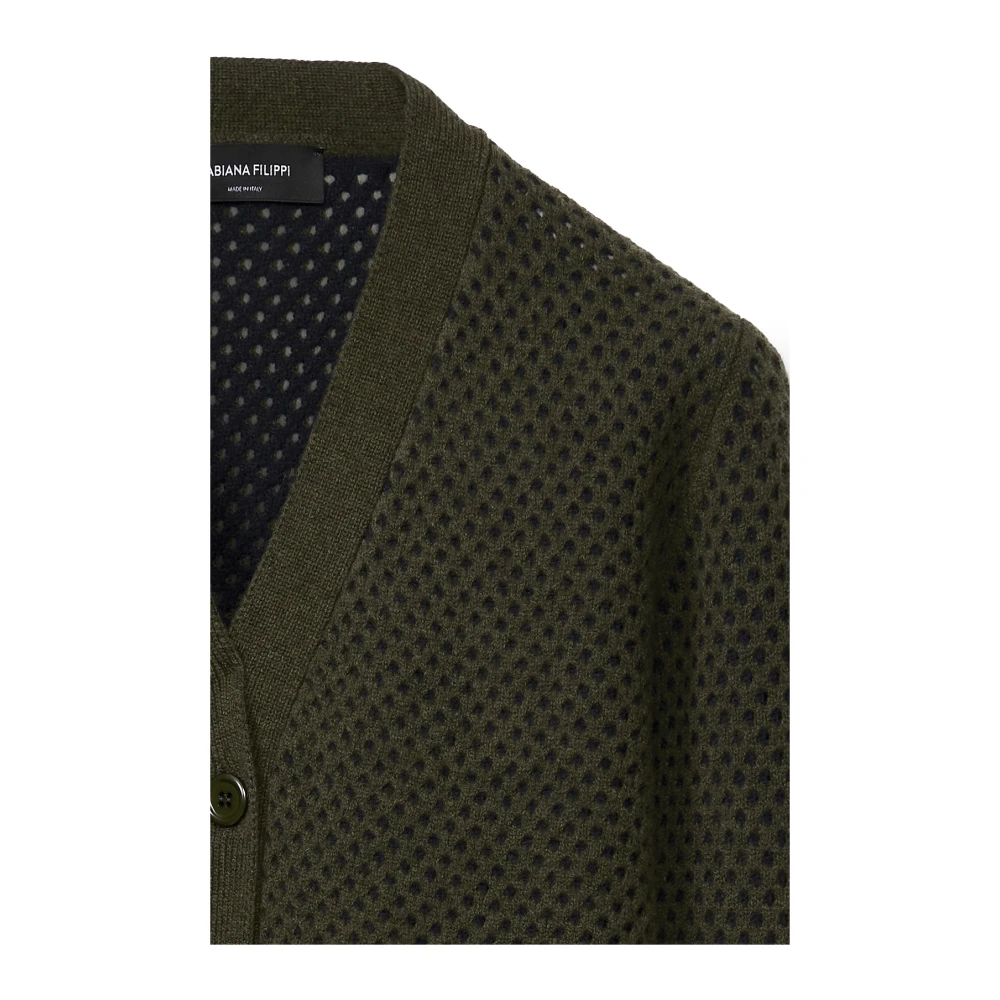 Fabiana Filippi Stijlvolle Sweater Collectie Green Dames