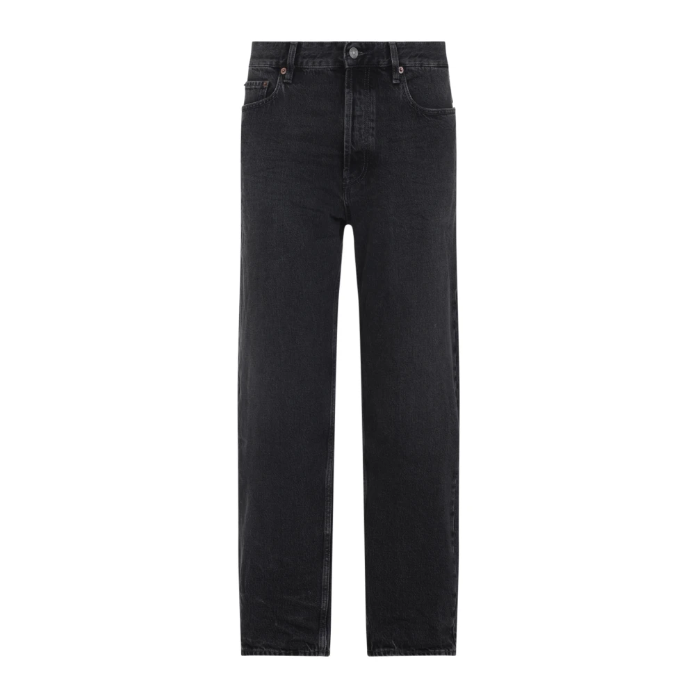Saint Laurent Men's Black Straight Fit Jeans, W31, Mick Long Jeans