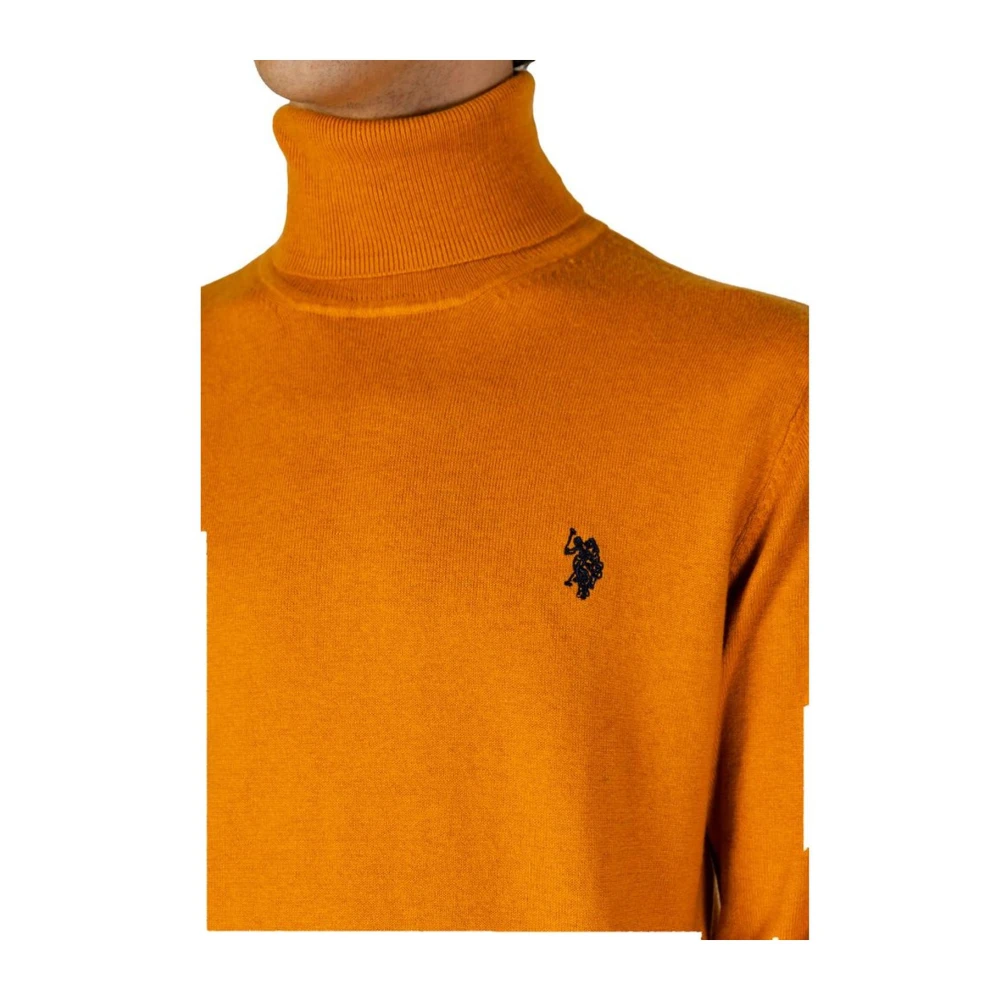 U.s. Polo Assn. Oranje Cashmere Blend Sweater Heren Gebreide kleding Orange Heren