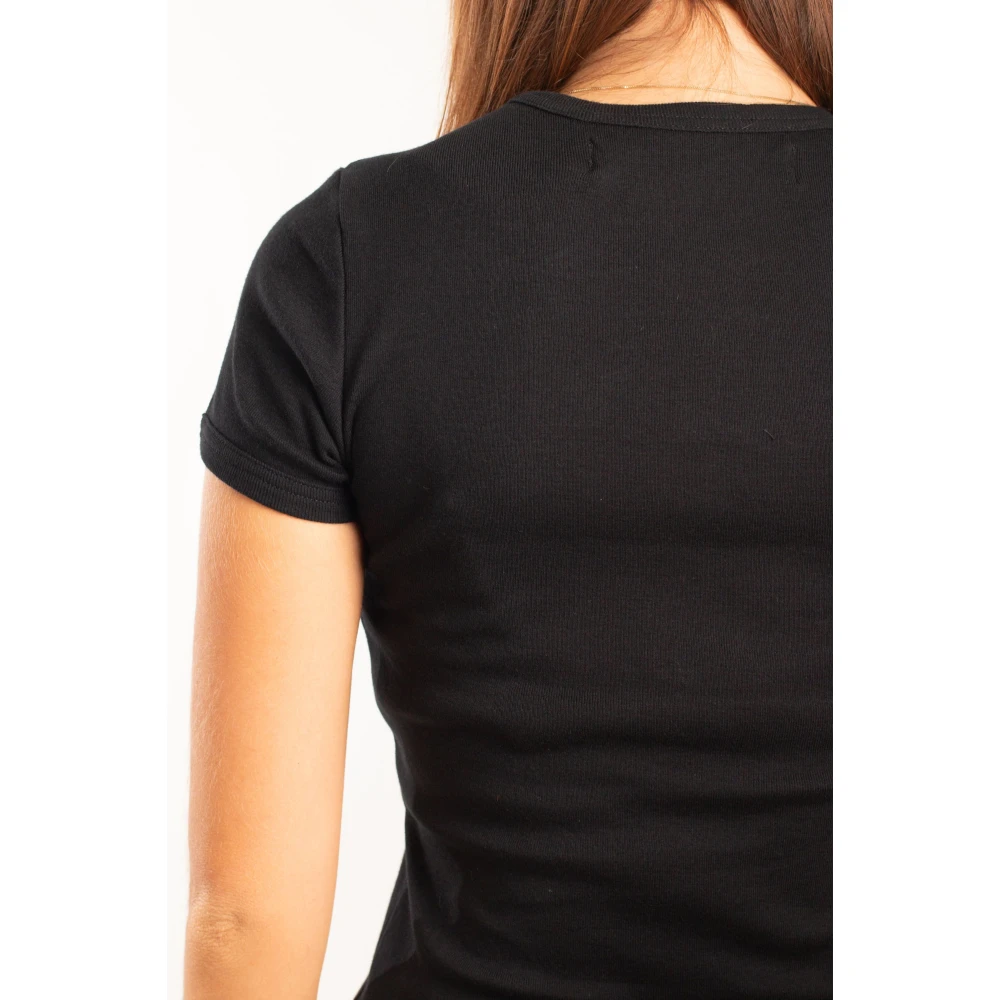 Misbhv Zwarte Paarden Baby Tee Black Dames