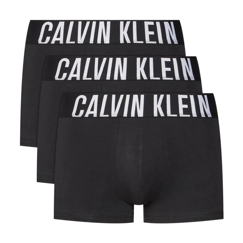 Calvin Klein 3-Pack Shorty Style Boxershorts Black Heren