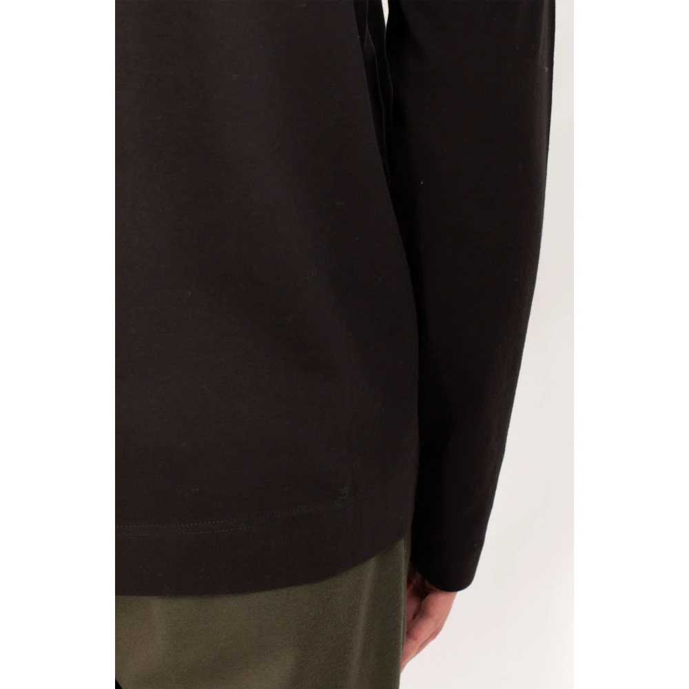 Circolo 1901 Zachte Jersey Longsleeve Tee Black Heren