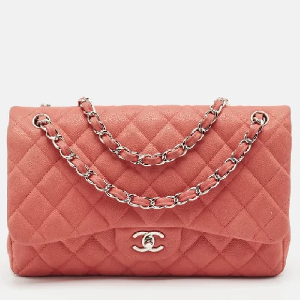 Chanel Vintage Pre-owned Fabric shoulder-bags Pink Dames