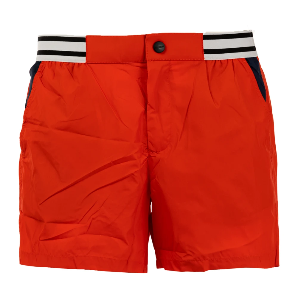 Bikkembergs Trendy Zomer Boxershorts voor Mannen Orange Heren