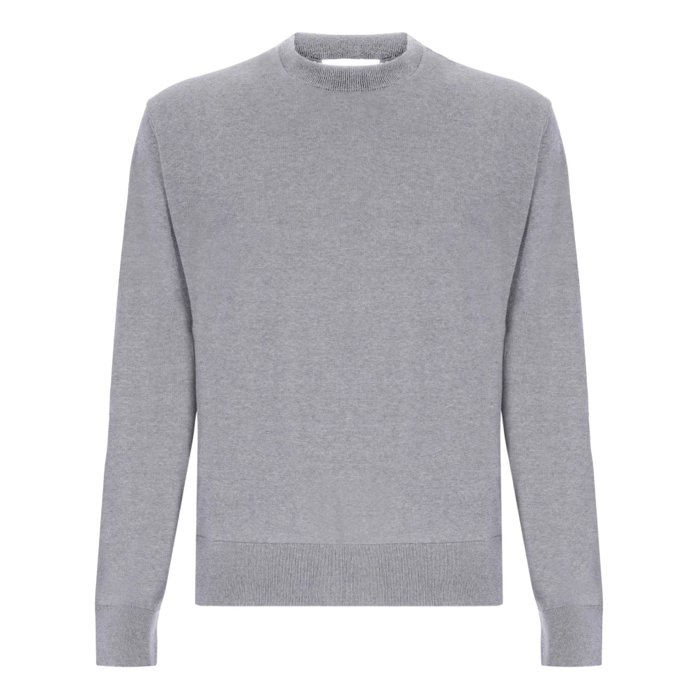 Laneus Kasjmier Ronde Hals Trui Gray Heren