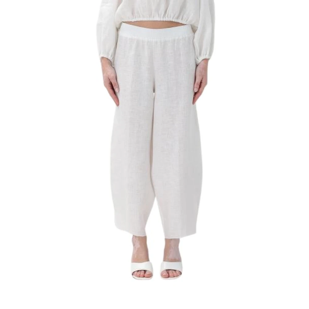 Liviana Conti Witte Broek White Dames