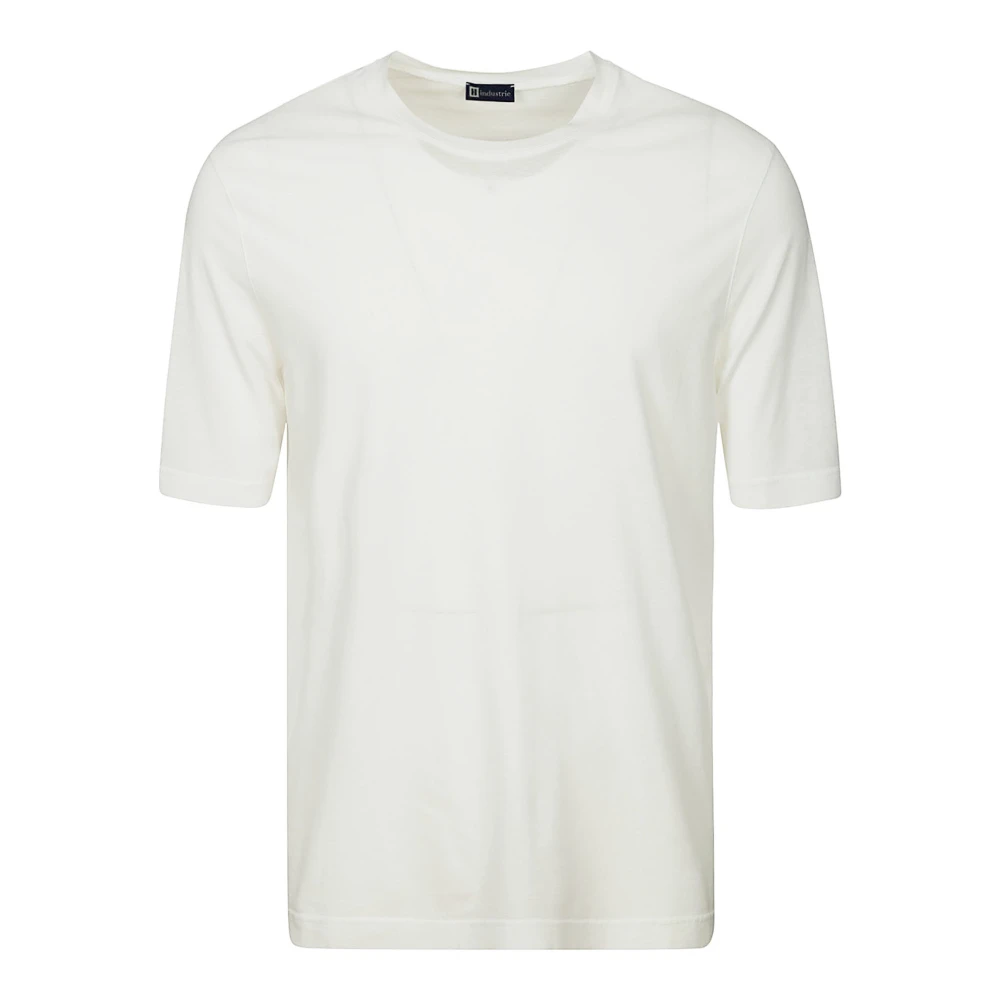 Filippo De Laurentiis Witte Katoenen T-shirt Korte Mouwen White Heren