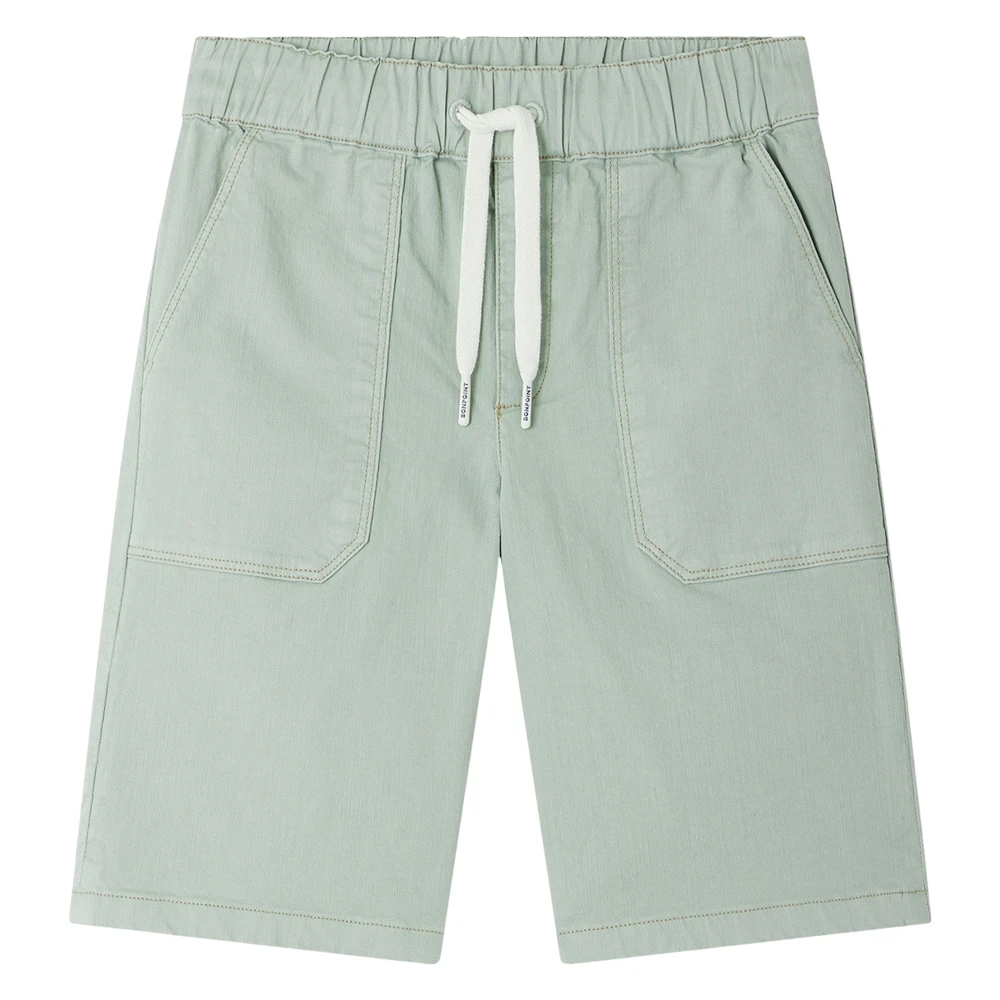 Bonpoint Boys Green Shorts, 10 Y, Bermuda Shorts For