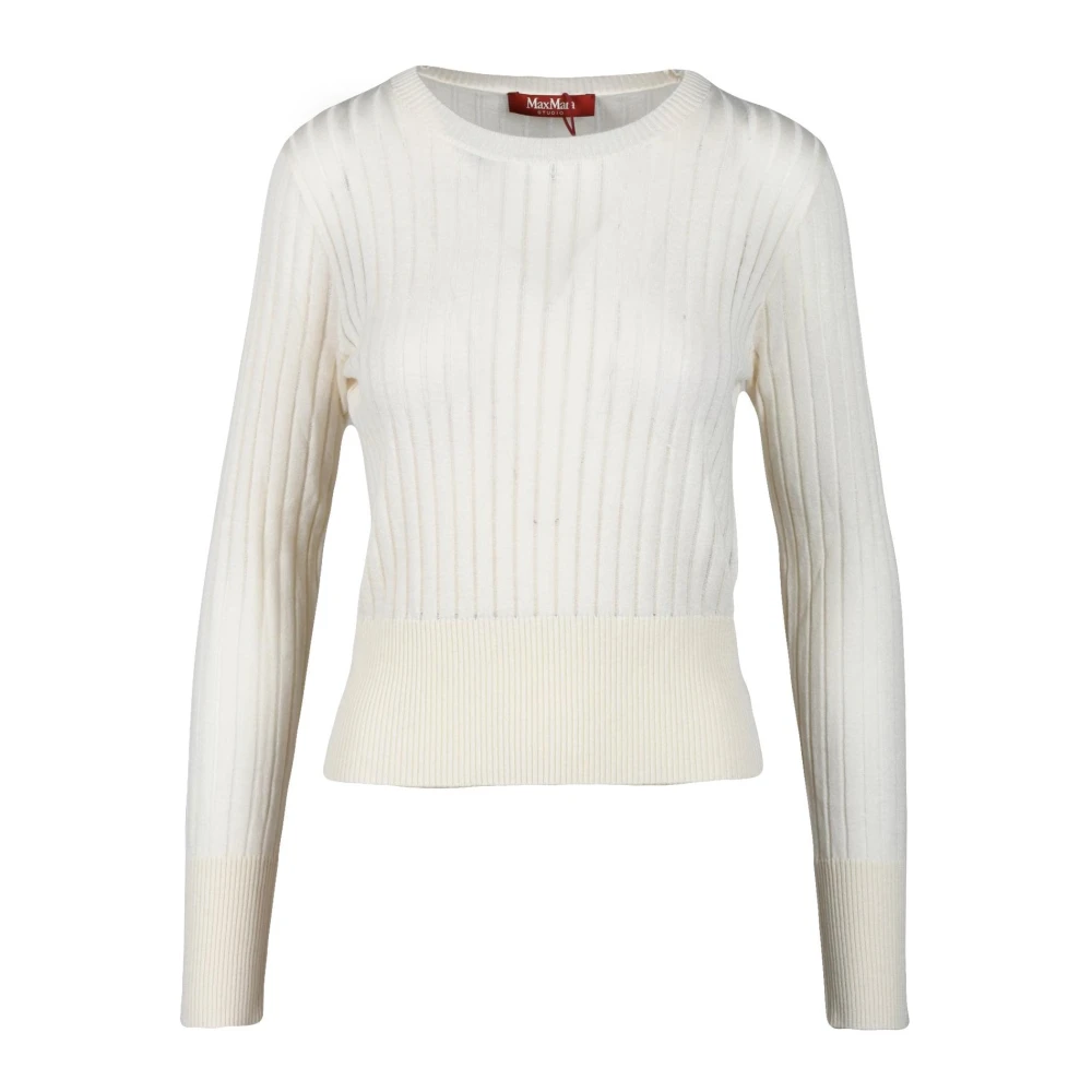 Max Mara Studio Top White Dames