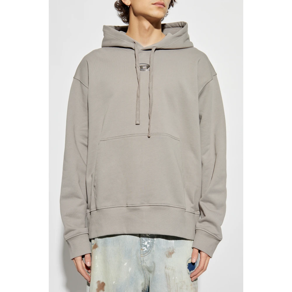 Diesel Sweatshirt S-Macs-Hood-Od Gray Heren