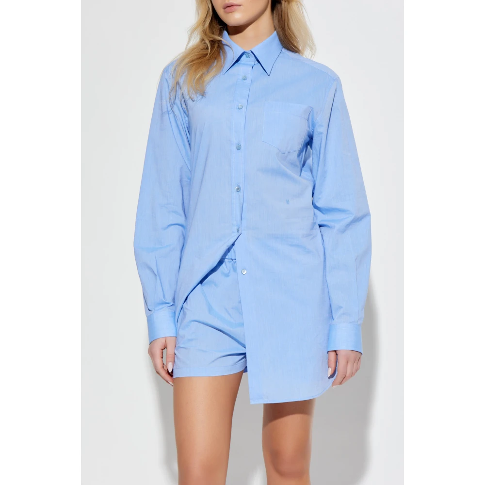 Moschino Jumpsuit met flap Blue Dames