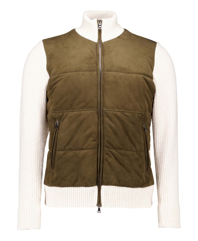 bruin-stijlvol-down-jacket