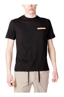 black-print-short-sleeve-round-neck-t-shirt