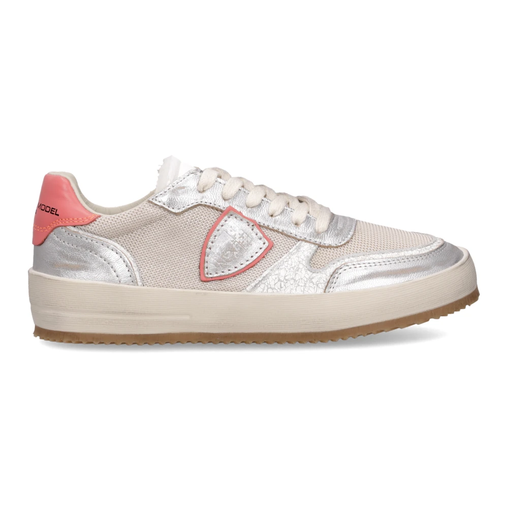 Philippe Model Women's Beige Sneakers, 4 Uk, Nice Tennis