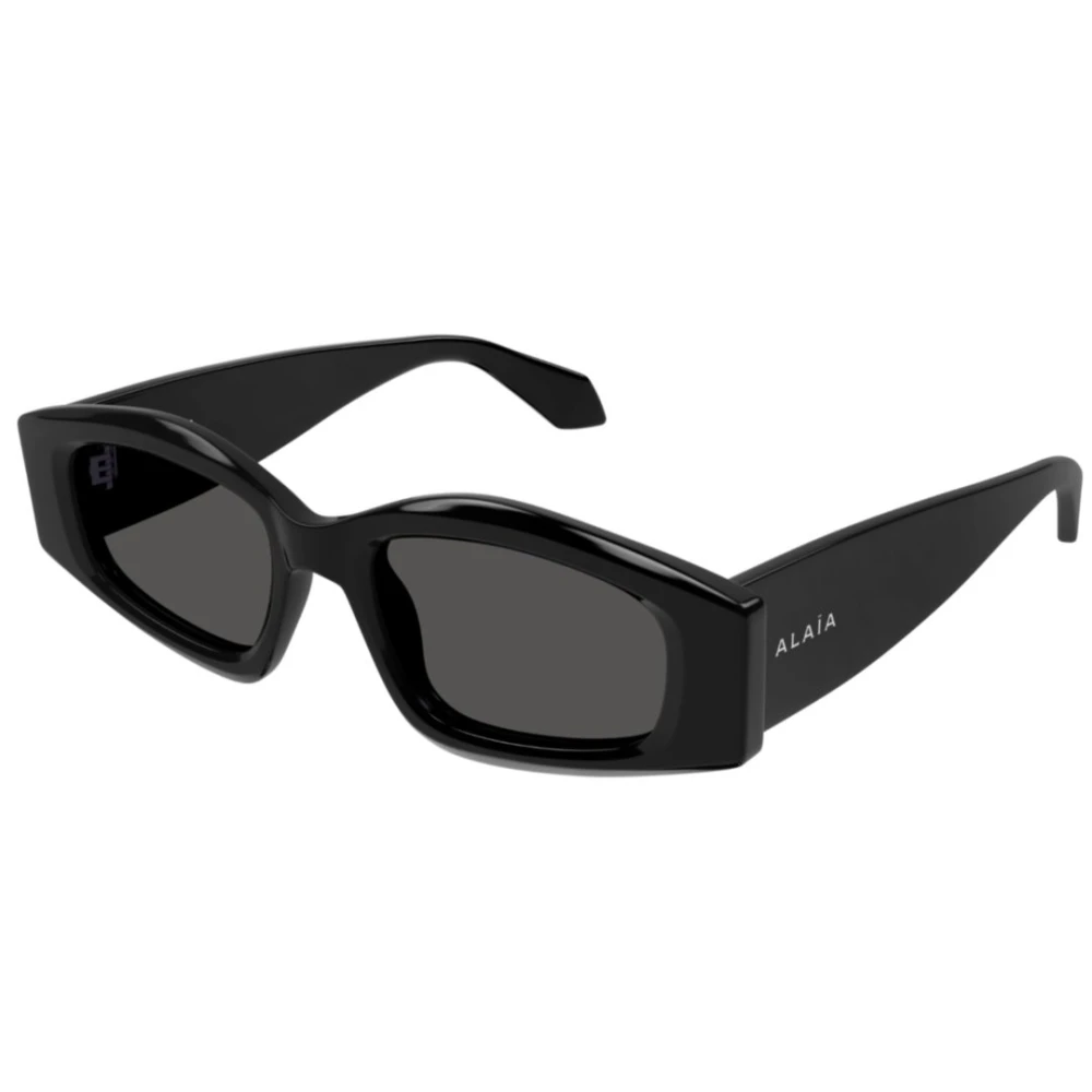 Alaïa Unisex Black Lettering Logo Sunglasses - Sunglasses - 52 Mm - Accessories