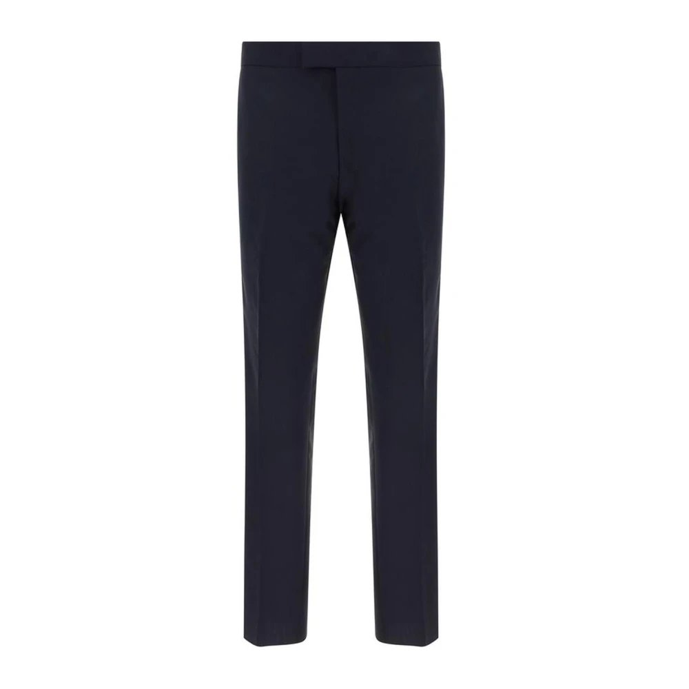 PS By Paul Smith Monochrome wollen broek met verstelbare tailleband Blue Heren