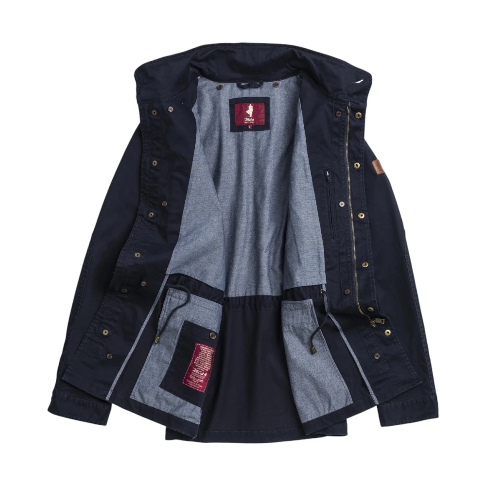 MCS Zwaar Katoenen Field Jacket Blauw Marine Green Heren