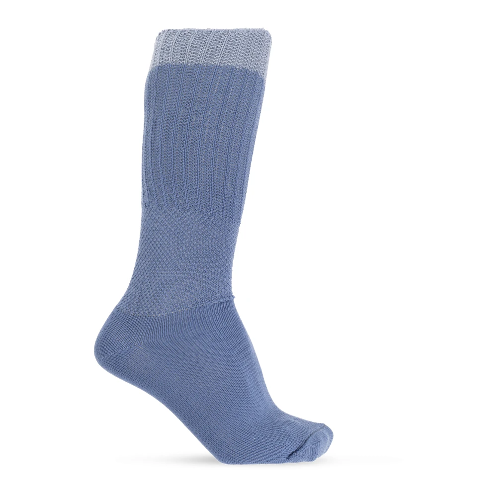 Issey Miyake Katoenen sokken Blue Heren