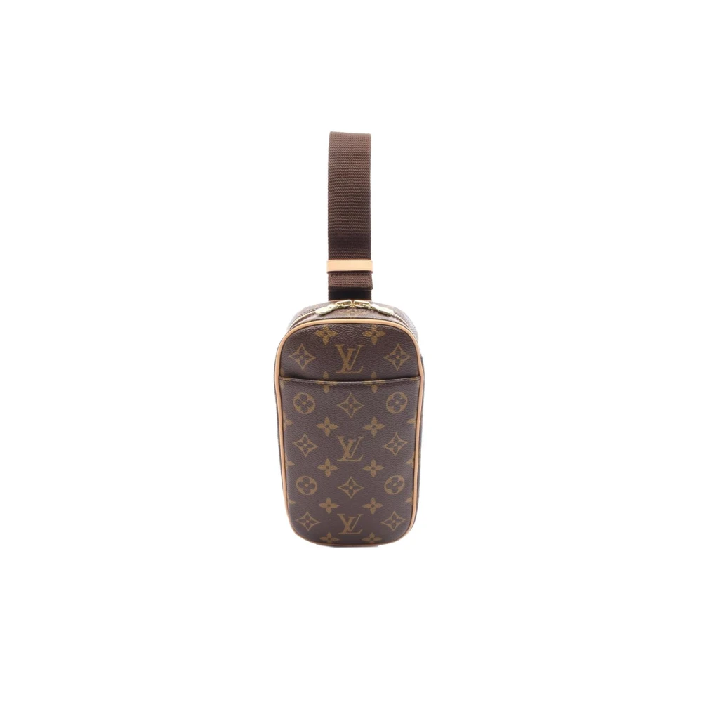 Louis Vuitton Vintage Women's Brown Pre-Owned Stylish Crossbody Bag