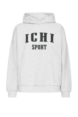 Högmidjig sweatshirt med snygg tryck