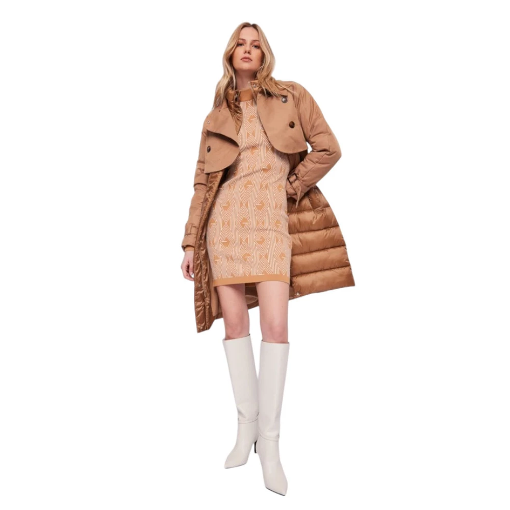 Gaudi Korte Jurk Beige Dames