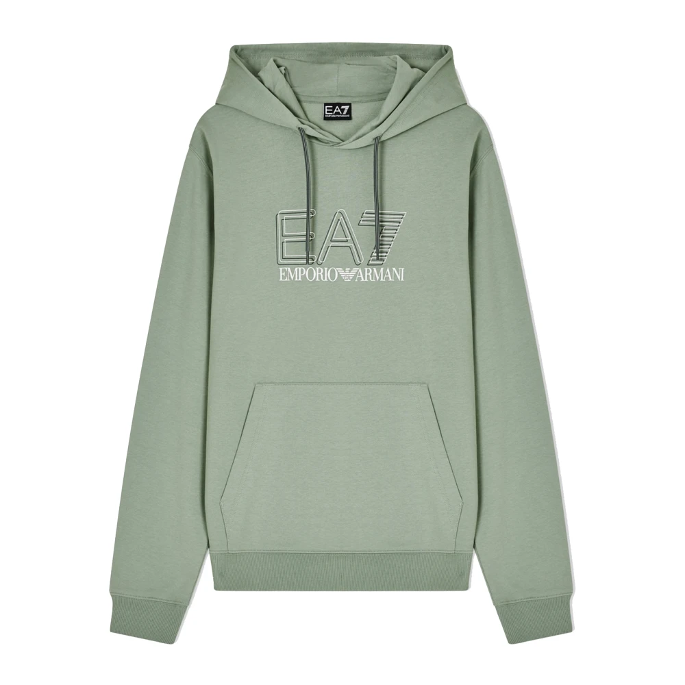 Emporio Armani Ea7 Herren Grün Sweatshirts & Hoodies, Mgröße: