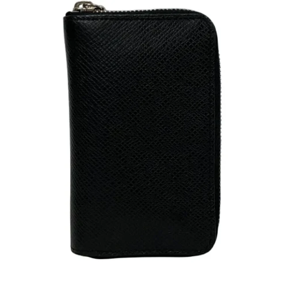 Louis Vuitton Vintage Pre-owned Leather wallets Black Heren