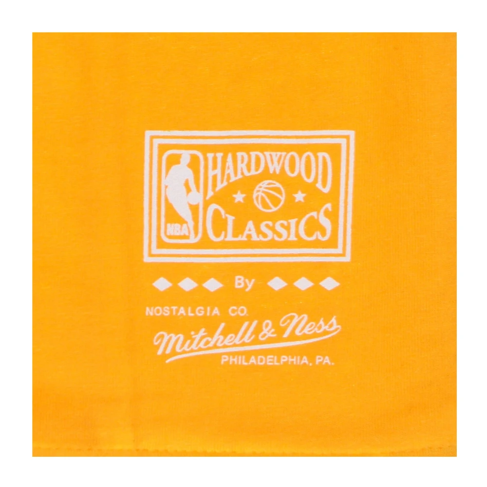 Mitchell & Ness Los Angeles Lakers Tee Hardwood Classics Yellow Heren