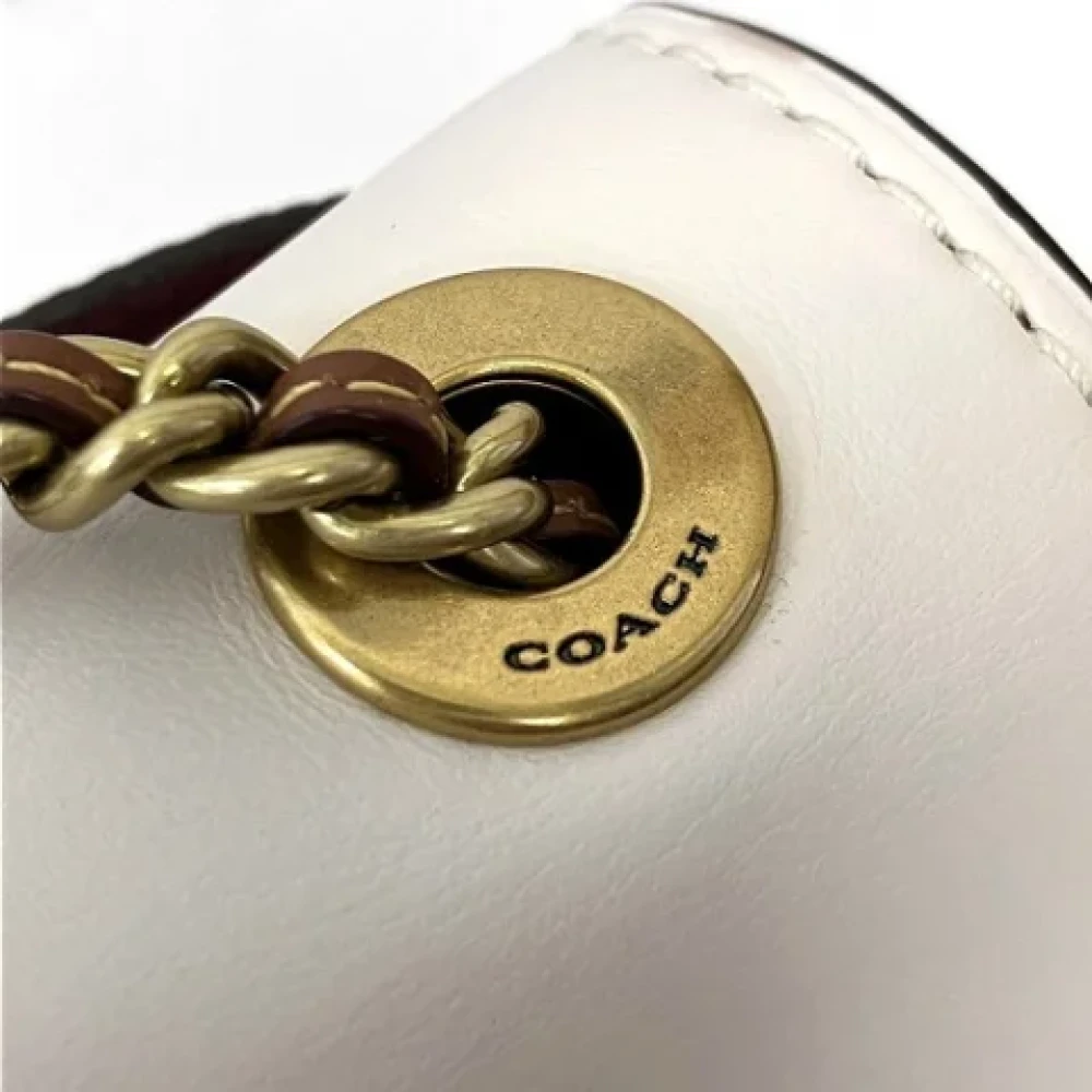 Coach Pre-owned Fabric shoulder-bags Brown Dames