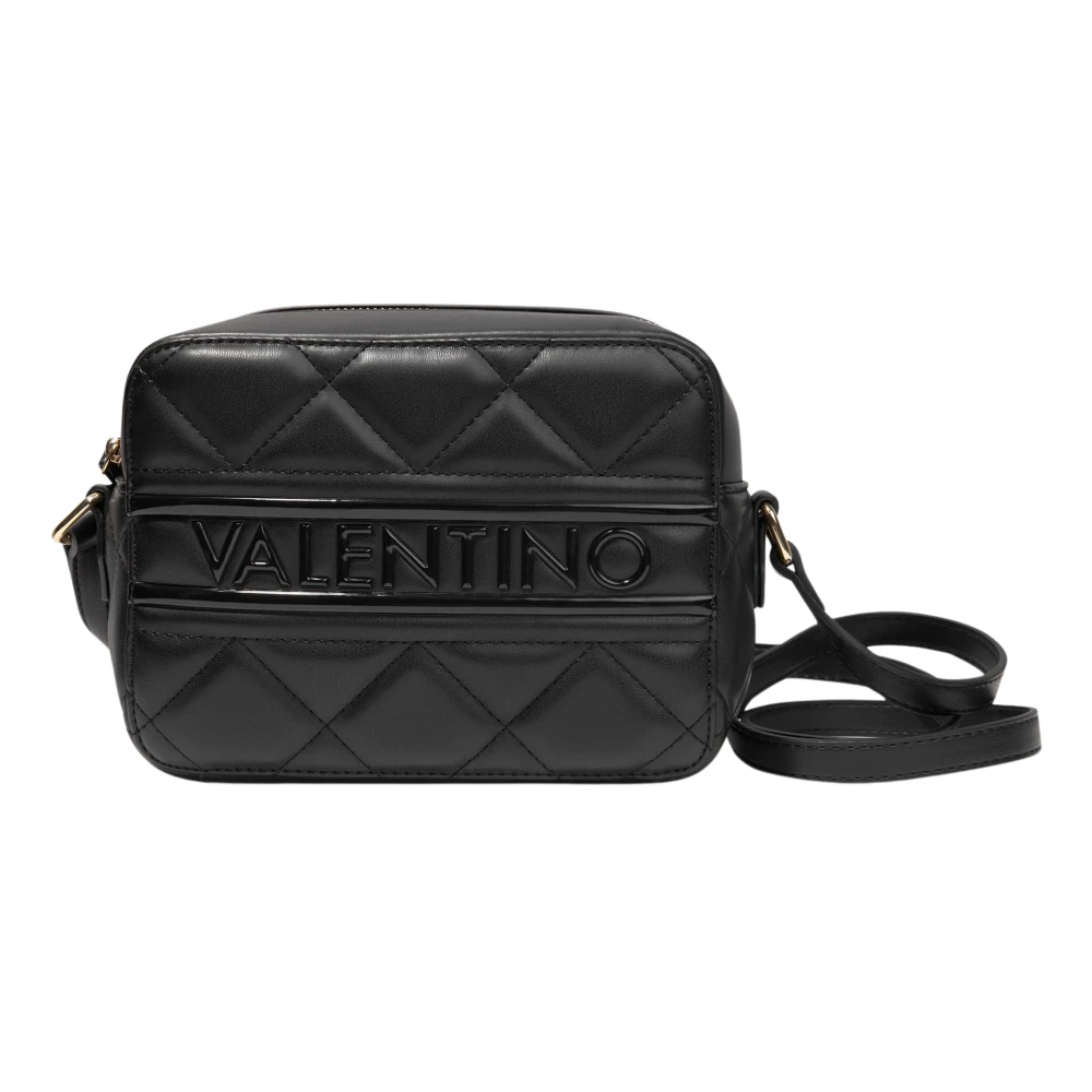 Valentino Girls Black Bags, One Size, Quilted Camera Bag In