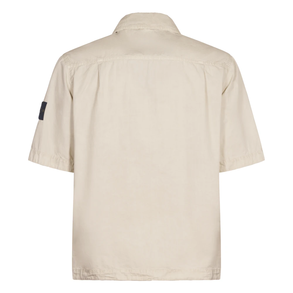 Stone Island Casual Overhemden Collectie Beige Heren