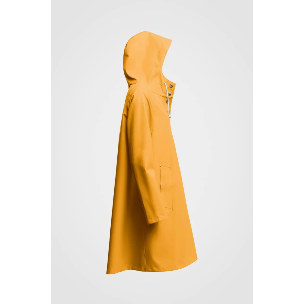Stutterheim A-lijn Waterdichte Regenjas voor Vrouwen Yellow Dames