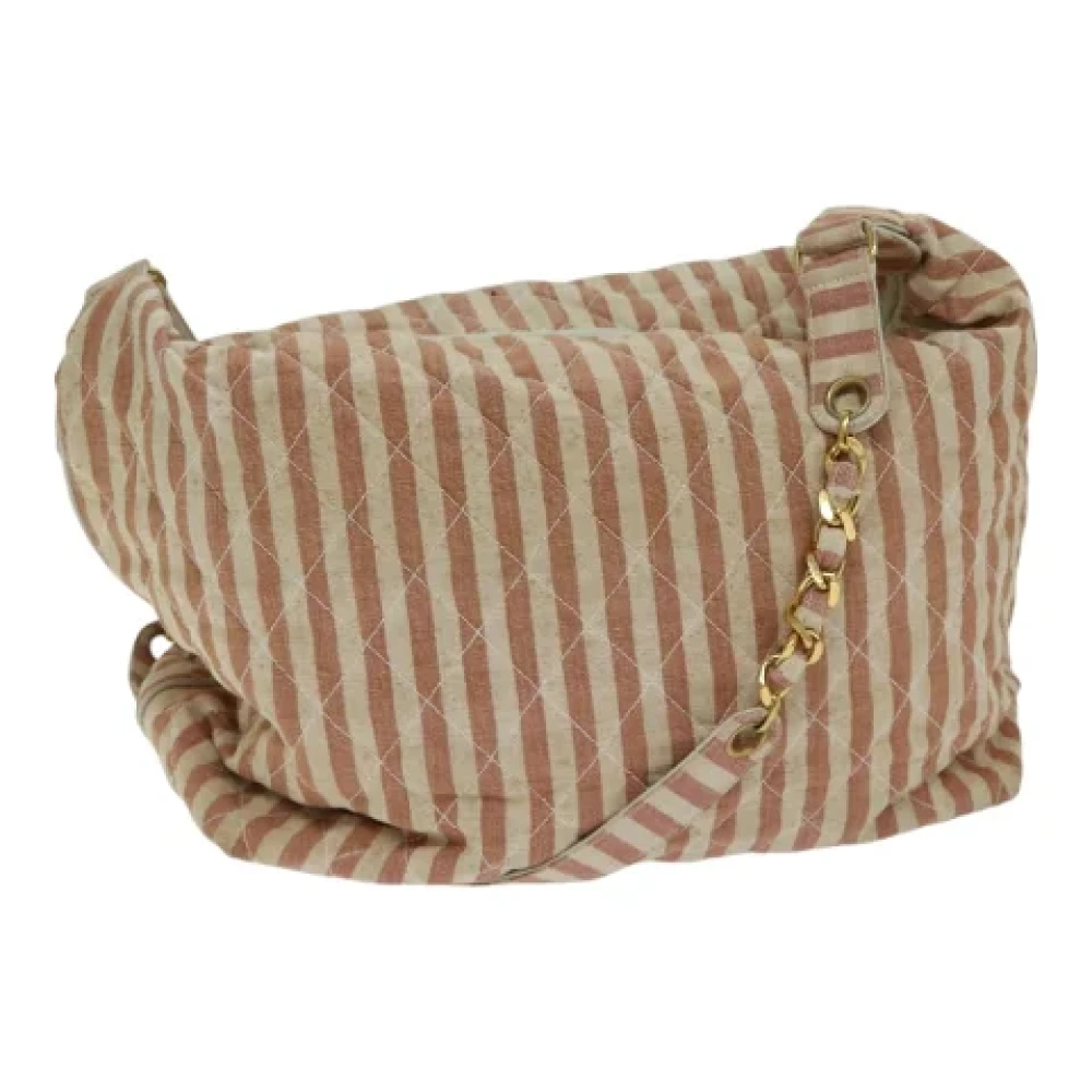 Chanel Vintage Pre-owned Canvas chanel-bags Red Dames