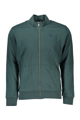 green-mens-zip-sweatshirt-embroidered-logo