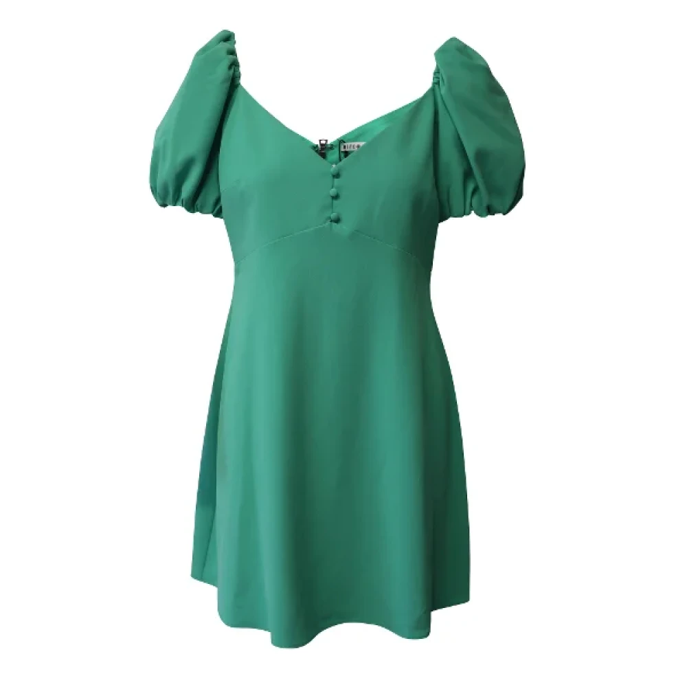 Alice + olivia Polyester dresses Green Dames