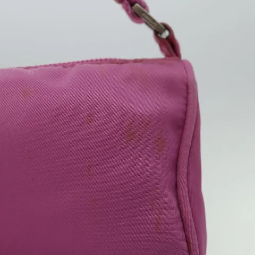 Prada Vintage Pre-owned Nylon pouches Pink Dames