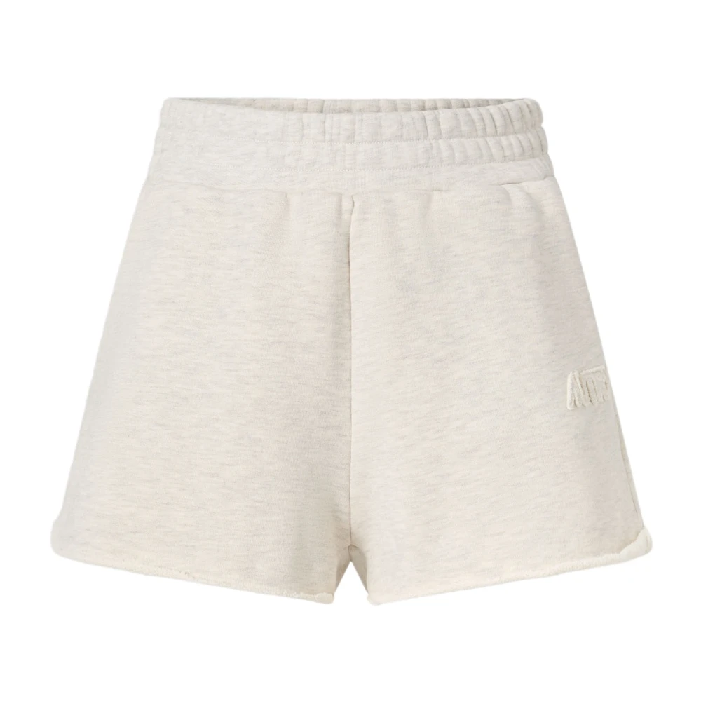 Autry Casual loszittende shorts met geborduurd logo White Dames