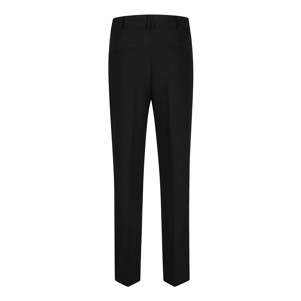 Hebe Studio Zwarte polyesterbroek gemaakt in Italië Black Dames