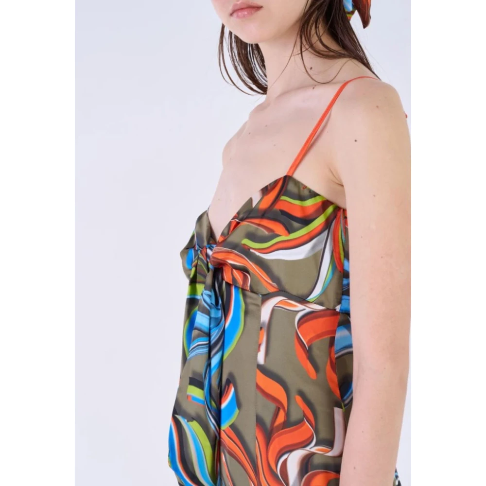 Silvian Heach Lange jurk voor vrouwen Multicolor Dames